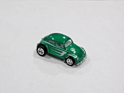 HOTWHEELS VOLKSWAGEN VW ESCARABAJO VERDE LARRY MADERA BARRAS DE VACACIONES REALRIDERS ¡BONITO! Foto 1 de 4