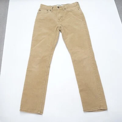 Pantalones de pana flexibles incorporados Old Navy para mujer 29 X 30 tostados calce ajustado algodón cremallera mosca Foto 1 de 4