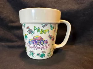 Disney Epcot International Flower & Garden Festival Flower Pot Coffee Cup Mug - Picture 1 of 6