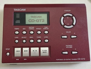TASCAM CD-GT2 Portable CD Guitar Trainer VSA Variable Speed Audition (No Cord) - Picture 1 of 7