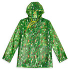 Disney Parks Enchanted Tiki Room Bird Hooded Rain Coat Jacket Green S - NEW