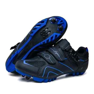 Mtb Cycling Sneakers Men's Flat Road Cycling Boots Cycling Shoes Bike Sneakers  - Picture 1 of 27