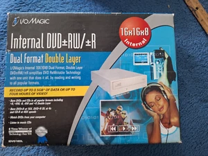 I/O Magic Internal DVD ReWritable Drive 16X DVD+RW/+R 8X DL Dual Format Double - Afbeelding 1 van 2