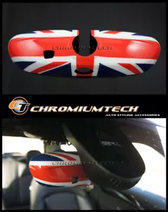 Cubierta de espejo retrovisor MK3 MINI F54 F55 F56 F57 F60 Union Jack para atenuación automática - Imagen 1 de 5