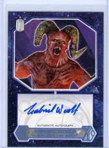 2015 Topps Doctor Who GABRIEL WOOLF as VOICE OF THE BEAST Blue AUTOGRAPH #44/50 - Picture 1 of 2