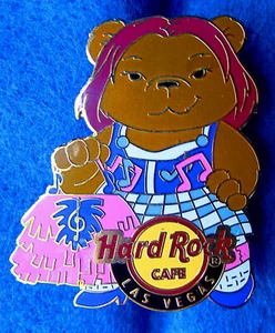 LAS VEGAS HANDBAG BEAR SERIES PINK TASSELS DESIGN Hard Rock Cafe PIN LE - Picture 1 of 1