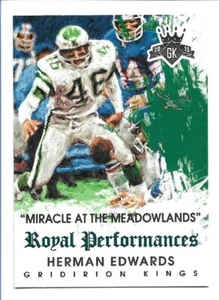 Herman Edwards 2015 Panini Gridiron Kings Royal Performances #RP5 Eagles - Bild 1 von 2