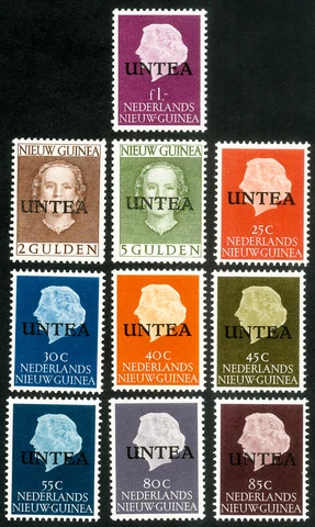 West New Guinea Stamps MNH XF Lot Of 10 High Values Cover