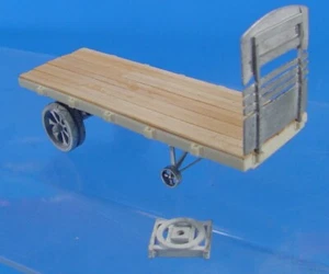 Remolque plataforma plana O/On3/On30 1/48 WISEMAN OKT-32 FRUEHAUF CON KIT DE BOLSILLOS DE ESTACA - Imagen 1 de 3