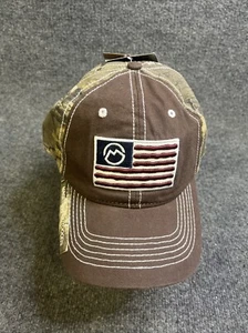 Magellan Outdoors Patriotic Realtree Camo Flag Snapback Hat NWT - Picture 1 of 7