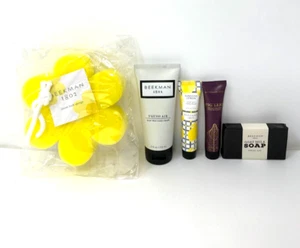 KIT DE VIAJE Beekman 1802 (leche de cabra) - Cremas de manos + jabón + esponja de baño - NUEVO - Imagen 1 de 5