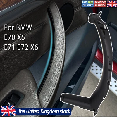 For BMW X5 X6 E70 E71 Passenger Left Inner Door Panel Handle Pull Trim Cover UK - Image 1 of 4