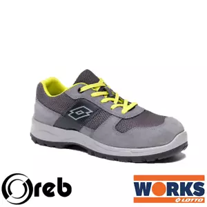 Scarpe antinfortunistiche Lotto Ring 400 S1P SRC COOL GREY - Foto 1 di 2
