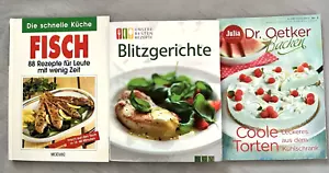 German Language Cook Books - Dr. Oetker Coole Torten - Fisch - Blitzgerichte - Picture 1 of 15