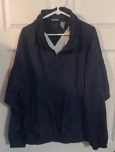 vintage franklin full zip XL windbreaker blue - Picture 1 of 3