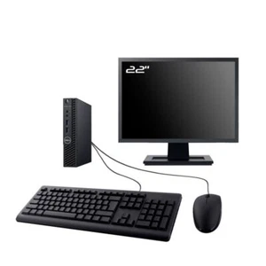 PC Dell Optiplex 3060 Micro Bildschirm 22 " Intel I5-8400T RAM 32Go SSD 2To W11 - Bild 1 von 6