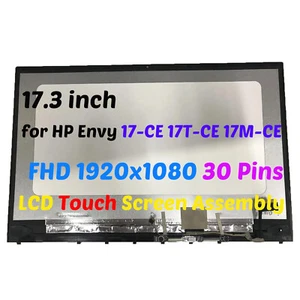 17.3" HP Envy 17M-CE0013DX 17M-CE1013DX FHD LCD Touch Screen Assembly w/ Bezel - Picture 1 of 3