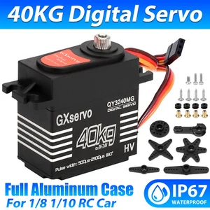 40KG Metal Gear Waterproof Digital Servo High Torque & Speed for 1/8 1/10 RC Car - Picture 1 of 7