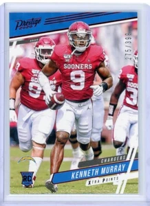 2020 Panini Prestige Xtra Points Red RC #271 KENNETH MURRAY 275/399 Chargers - Picture 1 of 2