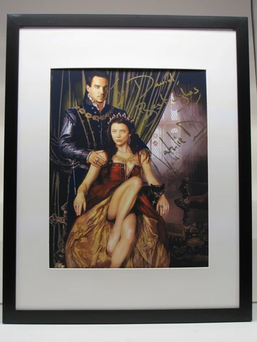 Signed, Framed & Matted - Natalie Dormer  The Tudors Cover