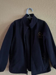 Polo Ralph Lauren Mock Neck Blue Fleece Jacket Boy Kid Logo Youth RLPC Size 6 - Picture 1 of 6