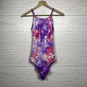 Nike Mädchen Einteiler Badeanzug Rosa Lila XL Sommer Schwimmen Jugend - Bild 1 von 5