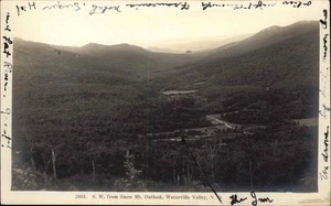 Waterville Valley NH Snow MT Outlook c1900-20s Real Photo Vintage Postcard - Picture 1 of 2
