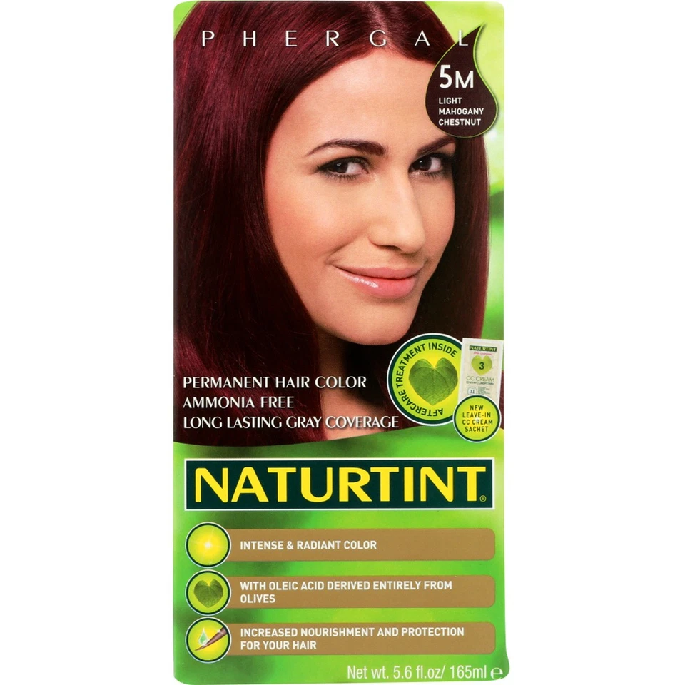 Color de cabello permanente Naturtint 5M caoba claro castaño 5,6 OZ Foto 1 de 1