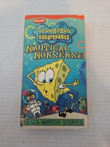Nickelodeon Spongebob Squarepants Nautical Nonsense VHS 2002 - Picture 1 of 3