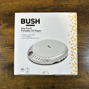 NEW Bush Personal CD Player Jog Proof Portable Lightweight PCD220 Silver 5139141 - Picture 1 of 5