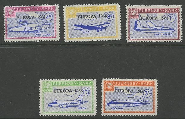 Guernsey SARK 1966 Europa set PROOFS unissued colours - Image 1 of 1