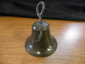 Vintage Brass Bell Has Been Repaired Not Original - Picture 1 of 7