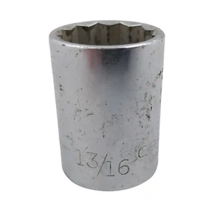 CRAFTSMAN USA 13/16" SAE STD 12 Point 1/2" Drive Socket Tool V- Series 47511 - Picture 1 of 6
