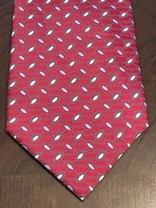 Prescot Bay Red Hand Made 100% Silk Men’s Neck Tie Made In China - Picture 1 of 9