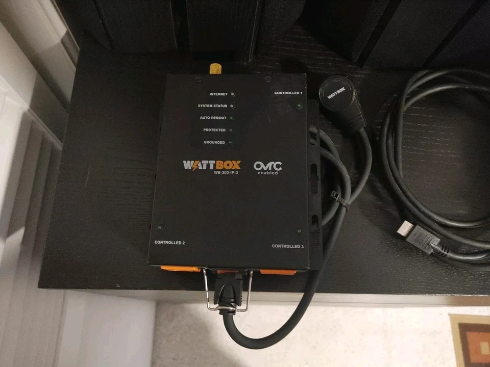 WB-300-IP-3 WATTBOX 3-OUTLET POWER SURGE AUTO REBOOT OVRC DEREG / FACTORY RESET! - Image 1 of 1