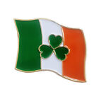 Broche insigne drapeau de la Saint-Patrick Irlande nation celtique irlandaise émail