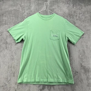 Vineyard Vines Shirt Mens Medium Green Fishing Marlin Outdoors Pocket READ - Picture 1 of 16