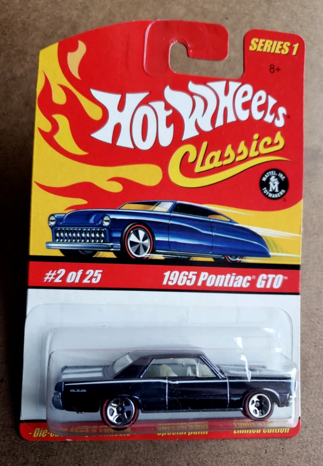 Hot Wheels 2008 Classics Series 5 Purple 70 Pontiac GTO CONV Redlines Ship