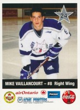 1999-00 Sudbury Wolves P.L.A.Y. MIKE VAILLANCOURT Team Set #24