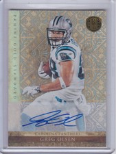 2011 Gold Standard Greg Olsen Platinum Autograph Card! RARE!  # 3/5!