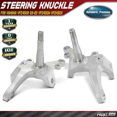 2x Nudillo de dirección delantero izquierdo y derecho para Yamaha YFZ450R 09-23 YFZ450W YFZ450X Foto 1 de 4