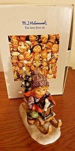 HUMMEL FIGURINE #396  RIDE INTO CHRISTMAS  TMK 6 - Picture 1 of 3