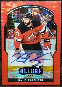 2020-21 Upper Deck Allure Hockey #48 Kyle Palmieri RED Rainbow AUTO!! - Picture 1 of 2