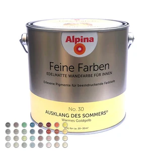 ALPINA Feine Farben - edelmatte Wandfarbe 2,5 L seltene Farben - versandfrei - Bild 1 von 1