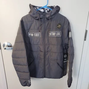 OPERATION HAT TRICK COLOSSEUM PENN STATE INSULATED HOODED QUILTED JACKET NEW - Picture 1 of 7