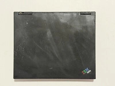 Vintage IBM ThinkPad T20 2647 Intel Pentium III 700MHz 128MB RAM 20GB HDD READ - Image 1 of 4