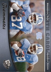 2009 Press Pass Football #97 Hakeem Nicks/Brandon Tate TM