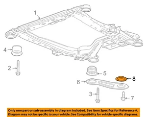 GM OEM 10-17 Cruze Limited Suspension Mounting-Rear Support Retainer 13250388 - Bild 1 von 2