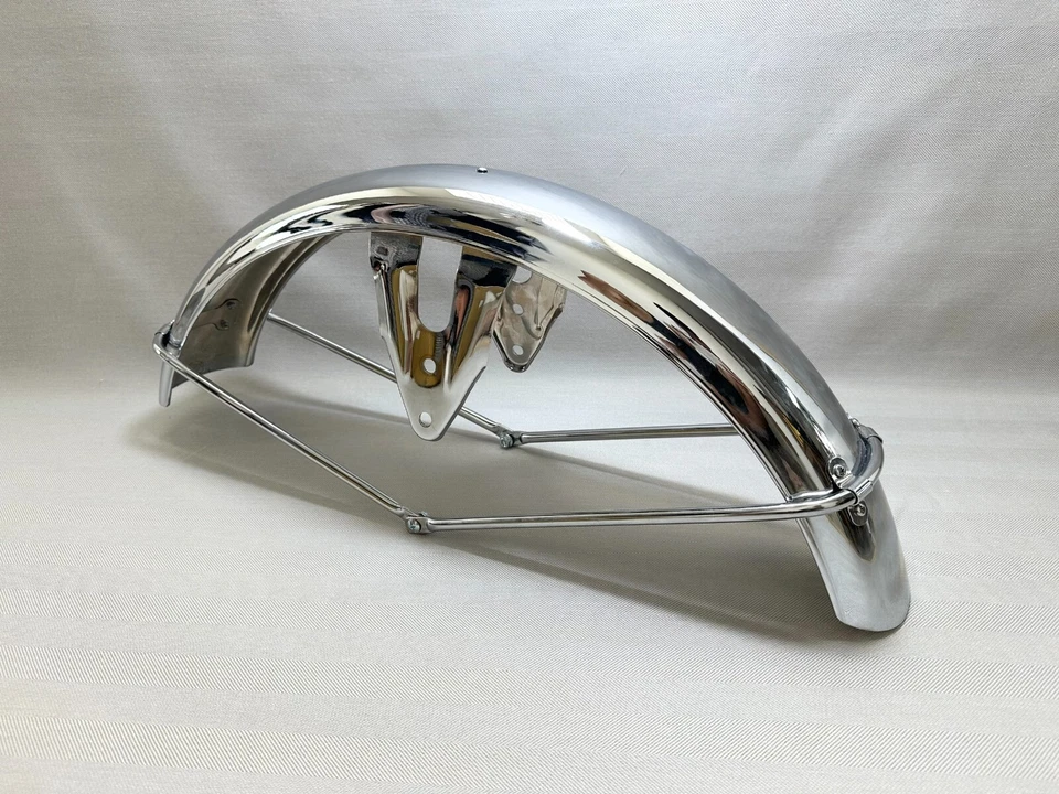 1969 Suzuki T350 T 350 Rebel Front Fender High Quality Mud Guard Steel Chrome 69 - Image 1 of 4