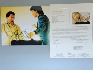 FOTO FIRMADA POR DUSTIN HOFFMAN RAIN MAN 8x10 JSA - Imagen 1 de 3